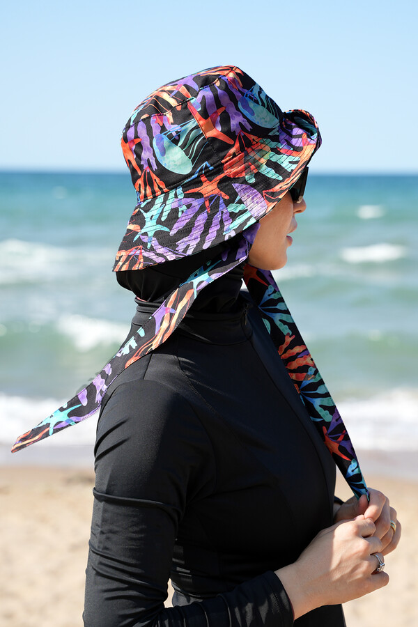 Remsa Multi-Color Banded Bucket Hat Accessory - Thumbnail
