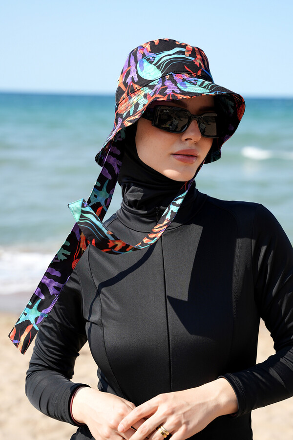 Remsa Multi-Color Banded Bucket Hat Accessory - Thumbnail