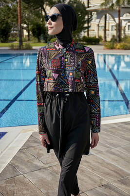 Remsa Mayo - Remsa Önü Kapaklı Tam Kapalı Tesettür Mayo R115 Canan (1) Remsa Mayo - Remsa Önü Kapaklı Tam Kapalı Tesettür Mayo R115 Canan (1)