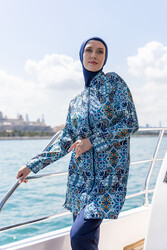 Remsa Mayo - Remsa Paraşüt Fully Covered Hijab Swimsuit R122 İznik (1)