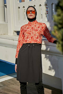 Remsa Mayo - Remsa Paraşüt Spor Likra Tam Kapalı Tesettür Mayo R107 Melis Remsa Mayo - Remsa Paraşüt Spor Likra Tam Kapalı Tesettür Mayo R107 Melis