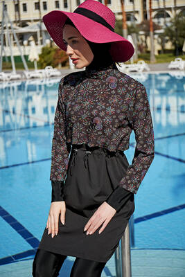 Remsa Mayo - Remsa Paraşüt Spor Likra Tam Kapalı Tesettür Mayo R108 İkbal Remsa Mayo - Remsa Paraşüt Spor Likra Tam Kapalı Tesettür Mayo R108 İkbal