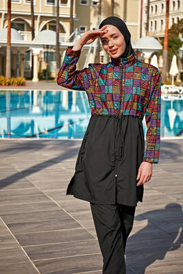 Remsa Mayo - Remsa Paraşüt Tam Kapalı Tesettür Mayo R4803 Şenay