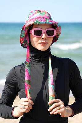 Remsa - Remsa Patterned Banded Bucket Hat (1)