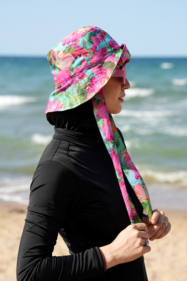 Remsa Patterned Banded Bucket Hat - Thumbnail
