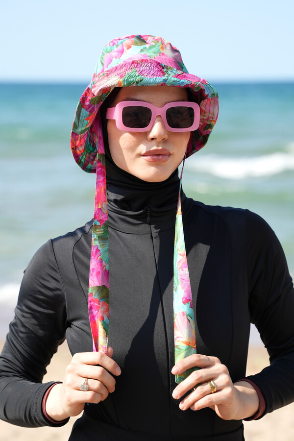 Remsa Patterned Banded Bucket Hat - Thumbnail