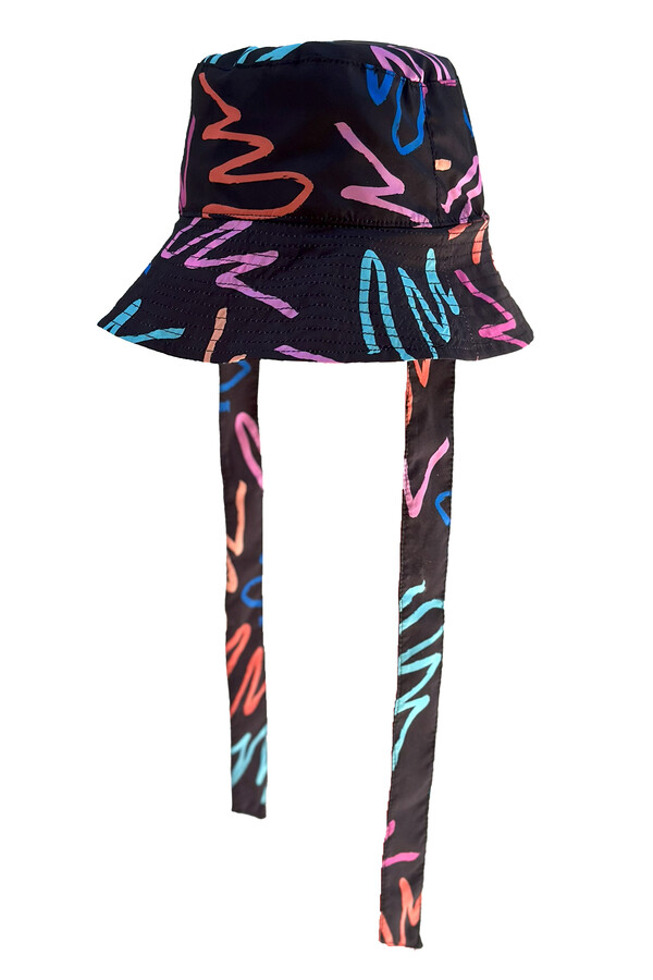 Remsa Patterned Bucket Hat RSBUC-02 Neon - Thumbnail