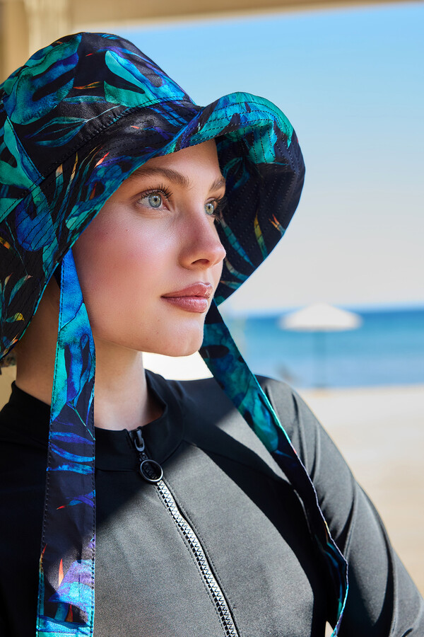 Remsa Patterned Bucket Hat RSBUC-02 Tropical - Thumbnail