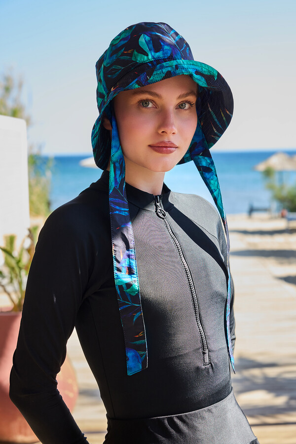 Remsa Patterned Bucket Hat RSBUC-02 Tropical - Thumbnail
