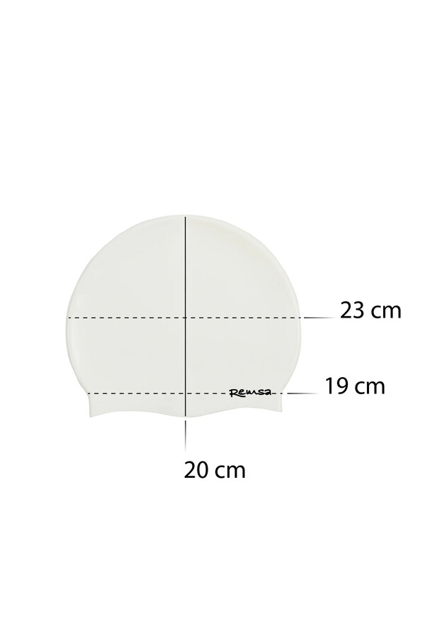 Remsa Silicone Swim Cap White - Thumbnail