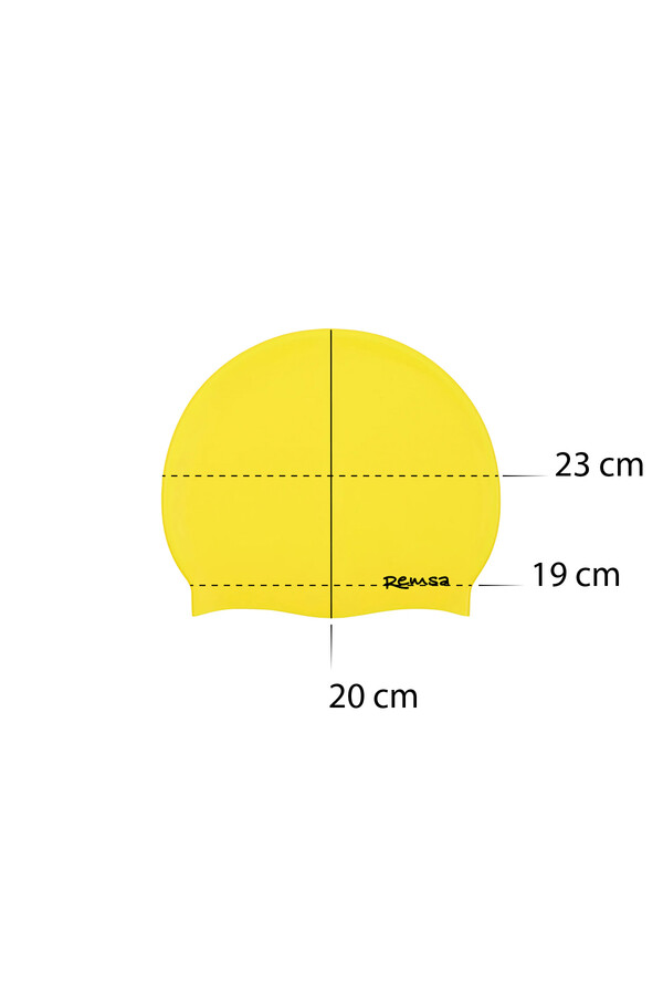 Remsa Silicone Swim Cap Yellow - Thumbnail