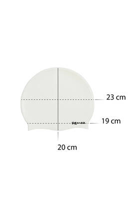 Remsa Mayo - Remsa Silikon Havuz Deniz Yüzücü Bone RSB-01 Beyaz (1)