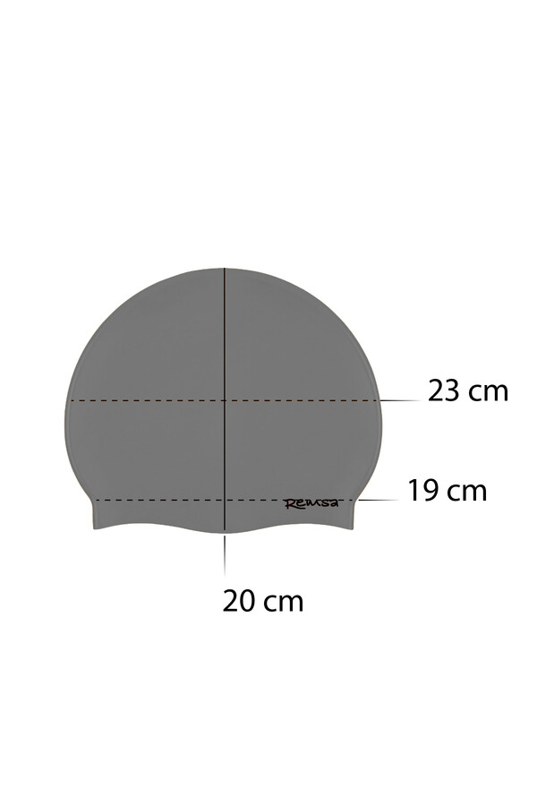 Remsa - Remsa Silikon Havuz Deniz Yüzücü Bone RSB-01 Gri (1)