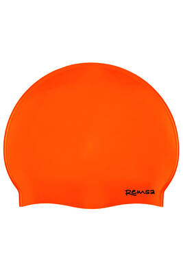 Remsa - Remsa Silikon Havuz Deniz Yüzücü Bone RSB-01 Neon Turuncu