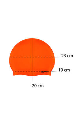 Remsa - Remsa Silikon Havuz Deniz Yüzücü Bone RSB-01 Neon Turuncu (1)