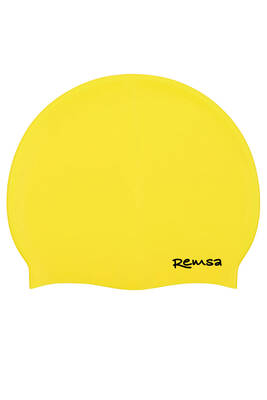 Remsa - Remsa Silikon Havuz Deniz Yüzücü Bone RSB-01 Sarı