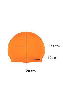 Remsa Mayo - Remsa Silikon Havuz Deniz Yüzücü Bone RSB-01 Turuncu (1)