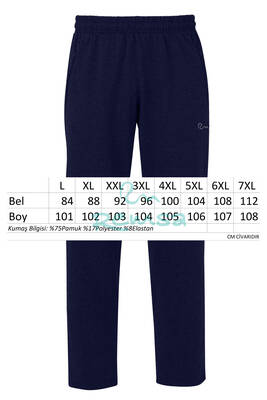 Remsa - Remsa Sports Men’s Sweatpants With 3 Zippered Pockets REA-0705 Navy Blue (1) Remsa - Remsa Sports Men’s Sweatpants With 3 Zippered Pockets REA-0705 Navy Blue (1)