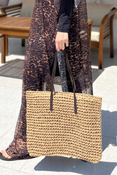 Remsa Mayo - Remsa Straw Beach Bag 011 Beige