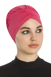 Remsa Mayo - Remsa Swim Cap With Shirred Detail R-1001 Coral
