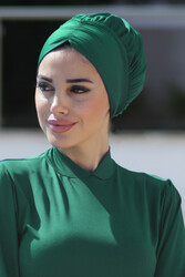 Remsa Mayo - Remsa Swim Cap With Shirred Detail R-1001 Mint