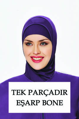 Remsa - Remsa Swim Scarf RBE-01 Purple (1) Remsa - Remsa Swim Scarf RBE-01 Purple (1)