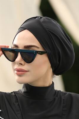 Remsa - Remsa Swimwear Cross Sea Bonnet Black Remsa - Remsa Swimwear Cross Sea Bonnet Black