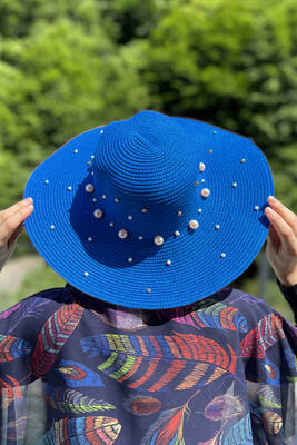 Remsa - Remsa Swimsuit Pearl Straw Hat Saks RŞ-62 (1) Remsa - Remsa Swimsuit Pearl Straw Hat Saks RŞ-62 (1)