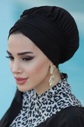Remsa - Remsa Swimwear Shirred Sea Bonnet Black