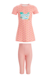 Remsa Mayo - Remsa Swimsuit Shorts T-Shirt Girl's Sea Pool Swimsuit Raddy 8133 Pink