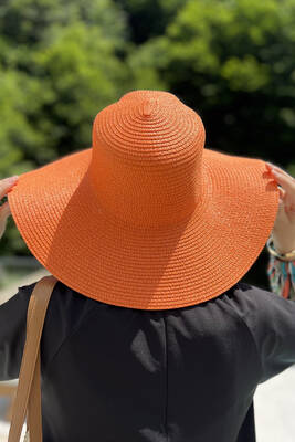 Remsa - Remsa Swimsuit Straw Hat Orange RŞ-64 (1)