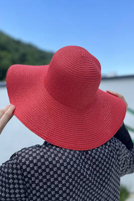 Remsa - Remsa Swimsuit Straw Hat Red RS-64 (1)