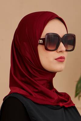 Remsa - Remsa Swimsuit Swimming Scarf Pool Sea Scarf Claret Red RBE-01 Remsa - Remsa Swimsuit Swimming Scarf Pool Sea Scarf Claret Red RBE-01