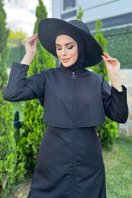 Remsa - Remsa Swimwear Front Cover Parachute Fully Covered Hijab Swimsuit Nuray Remsa - Remsa Swimwear Front Cover Parachute Fully Covered Hijab Swimsuit Nuray