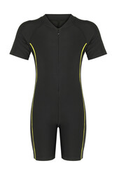 Remsa Mayo - Remsa Swimwear Overalls Short Sleeve Children's Swimmer Swimsuit with Shorts Clous 5155 Black