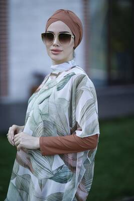 Remsa - Remsa Swimwear Patterned Kaftan Pareo Soft Leaves on Hijab Swimsuit (1) Remsa - Remsa Swimwear Patterned Kaftan Pareo Soft Leaves on Hijab Swimsuit (1)