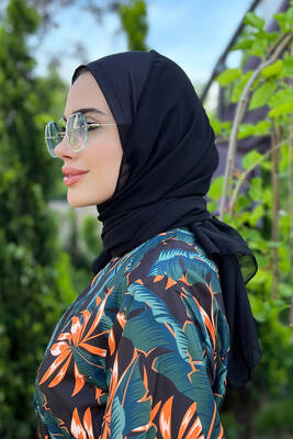 Remsa - Remsa Swimwear Scarf Shawl Tied Swimming Bonnet RBE-011 Remsa - Remsa Swimwear Scarf Shawl Tied Swimming Bonnet RBE-011