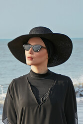 Remsa Mayo - Remsa Swimwear Straw Hat Black RŞ-64 (1)