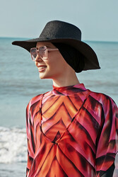 Remsa Mayo - Remsa Swimwear Straw Hat Black RŞ-64