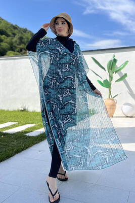 Remsa Mayo - Remsa Tesettür Mayo Üzerine Triko Örme Tek Kaftan Pareo 430-T12 Çizgi Yaprak (1) Remsa Mayo - Remsa Tesettür Mayo Üzerine Triko Örme Tek Kaftan Pareo 430-T12 Çizgi Yaprak (1)