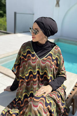 Remsa Mayo - Remsa Tesettür Mayo Üzerine Triko Örme Tek Kaftan Pareo 430-T13 Renkli (1) Remsa Mayo - Remsa Tesettür Mayo Üzerine Triko Örme Tek Kaftan Pareo 430-T13 Renkli (1)