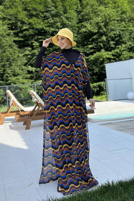 Remsa Mayo - Remsa Tesettür Mayo Üzerine Triko Örme Tek Kaftan Pareo 430-T9 Renkli (1) Remsa Mayo - Remsa Tesettür Mayo Üzerine Triko Örme Tek Kaftan Pareo 430-T9 Renkli (1)