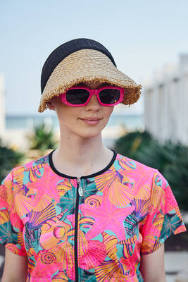 Remsa - Saçak Detaylı Vizör Hasır Şapka Güneş Koruyucu Siperlik RŞ-2110 Siyah01 (1) Remsa - Saçak Detaylı Vizör Hasır Şapka Güneş Koruyucu Siperlik RŞ-2110 Siyah01 (1)