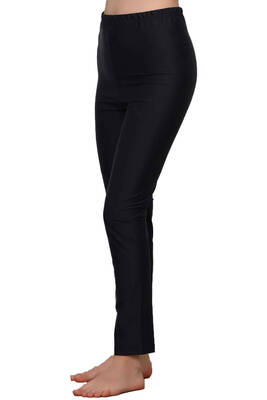 Remsa - Sea Pool Lycra Long Tube Leggings Single Bottom Black Remsa RA001 Black Remsa - Sea Pool Lycra Long Tube Leggings Single Bottom Black Remsa RA001 Black