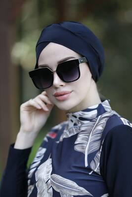 Remsa - Remsa Swimwear Sea Pool Swimsuit Black Cross Bonnet 1002 (1) Remsa - Remsa Swimwear Sea Pool Swimsuit Black Cross Bonnet 1002 (1)