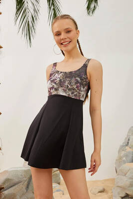 Remsa - Short Dress Skirted Swimwear S125-92