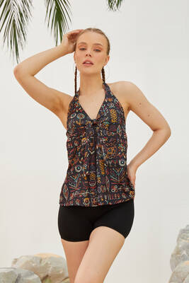 Remsa - Short Dress Swimsuit Skirted Swimsuit Swimwear TM23-711 (1)