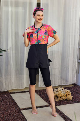 Remsa - Short Sleeve Semi-Covered Swimwear Set (1)
