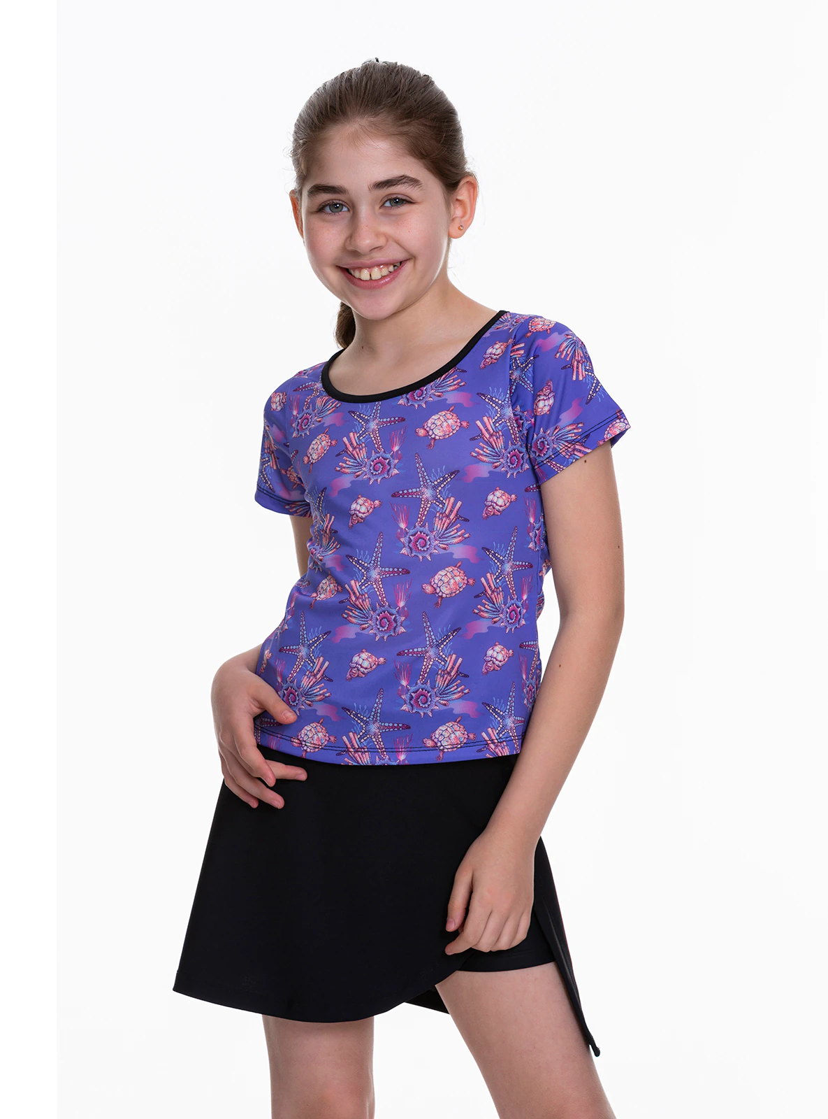 Remsa - Short-Sleeve with Shorts Kids Swimsuit with UV Protector C61 Remsa - Short-Sleeve with Shorts Kids Swimsuit with UV Protector C61