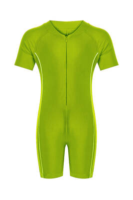 Remsa - Short-Sleeved Shorts-Style Children's Swimsuit Clous 5155 Neon Green Remsa Swimsuit Remsa - Short-Sleeved Shorts-Style Children's Swimsuit Clous 5155 Neon Green Remsa Swimsuit